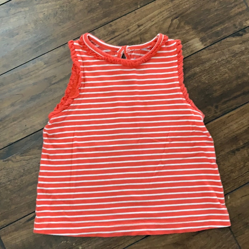 Mini Boden Ruffle Tank Top Sz 2-3 yr